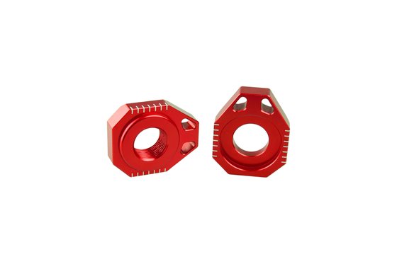 250 SX-F (2006 - 2012) axle block red | SCAR