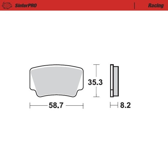 525 XC ATV (2008 - 2013) sintered metal racing brake pads | MOTO-MASTER