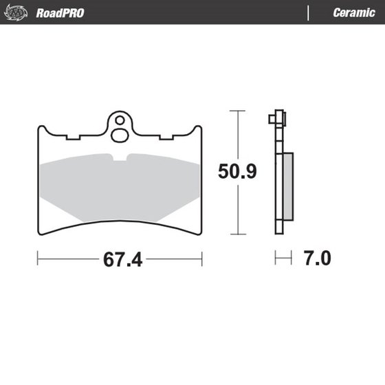 600 LC4 (1988 - 1993) ceramic brake pad | MOTO-MASTER