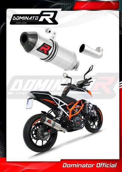 390 DUKE (2017 - 2020) exhaust silencer hp3 | Dominator