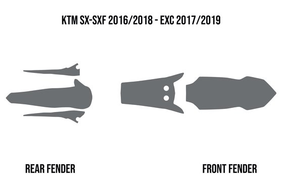 250 EXC F (2017 - 2019) mud foam for ktm | TWIN AIR