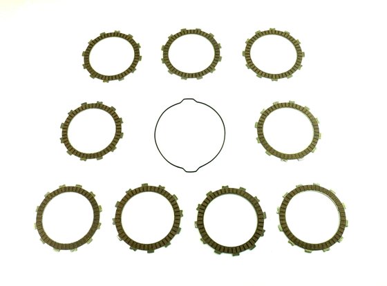 505 XC-F (2007 - 2009) friction plates kit with clutch cover gasket | ATHENA