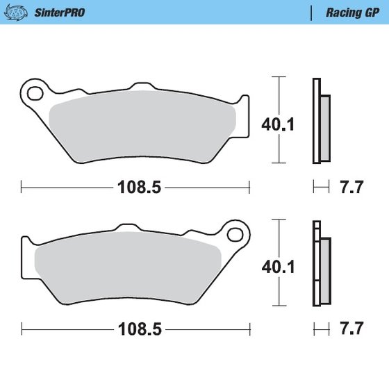 690 ENDURO R (2008 - 2022) sintered metal brake pads | MOTO-MASTER