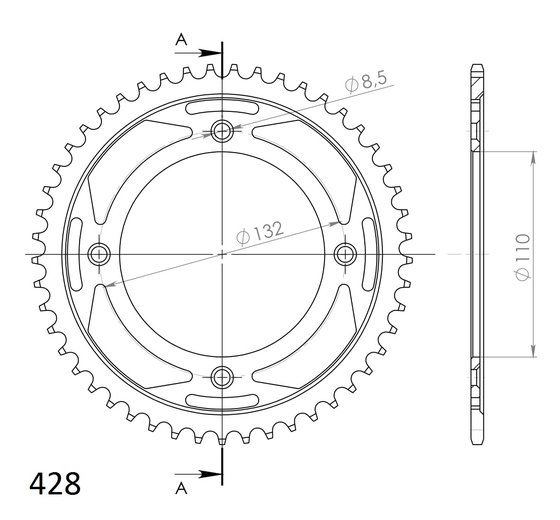 85 SX (2018 - 2024) supersprox / jt rear sprocket 895.46 | Supersprox