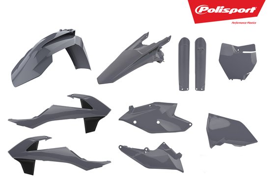 250 XC (2016 - 2019) grey body kit for sx/sxf 16-18 | POLISPORT