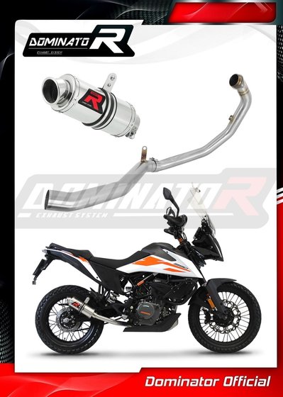 390 ADVENTURE (2020 - 2022) exhaust full system silencer gp1 | Dominator