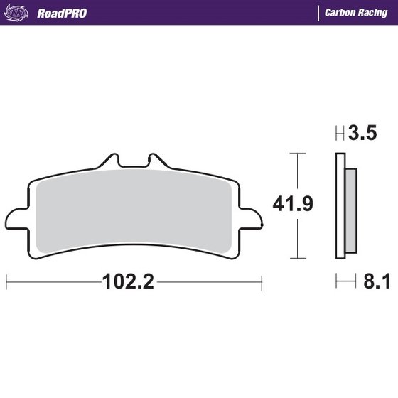 450 SMR (2021 - 2022) carbon racing brake pads | MOTO-MASTER