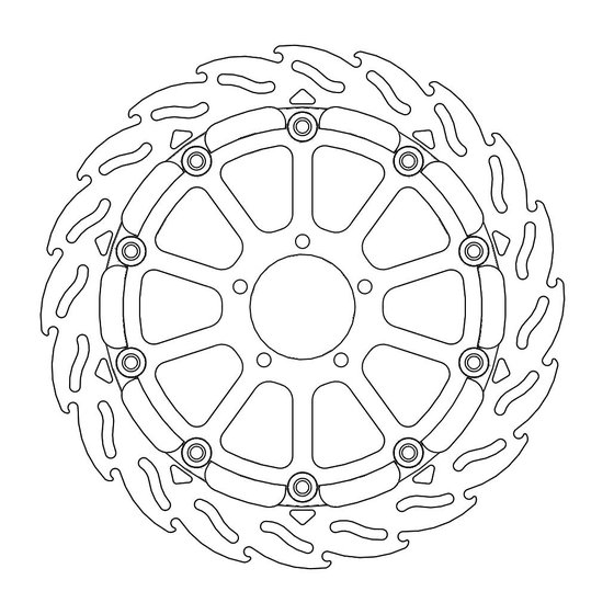 1290 SUPER DUKE GT (2016 - 2022) flame racing brake rotor | MOTO-MASTER