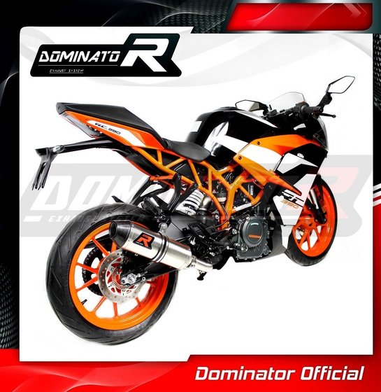 RC 390 (2017 - 2020) exhaust silencer hp3 | Dominator