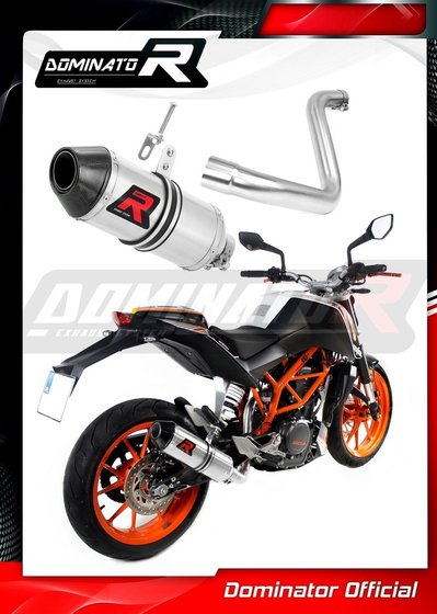 390 DUKE (2013 - 2016) exhaust silencer hp3 | Dominator