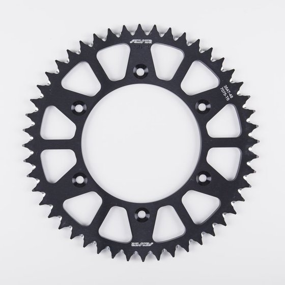 450 XC-F (2004 - 2022) lightweight rear sprocket - 51 teeth, black aluminum | SUNSTAR SPROCKETS