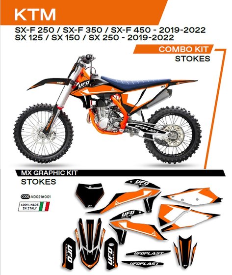 250 SX (2019 - 2022) sticker kit | UFO