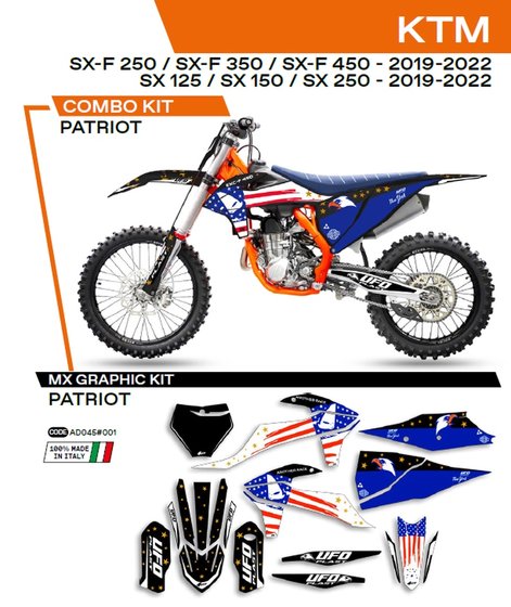 250 SX (2019 - 2022) sticker kit | UFO