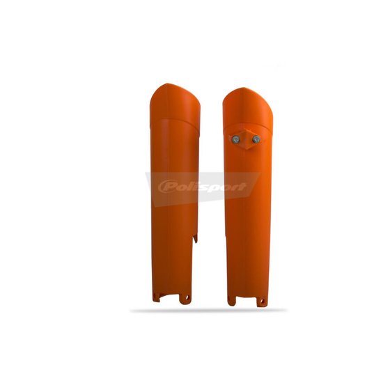 200 XC (2006 - 2016) fork guards orange | POLISPORT