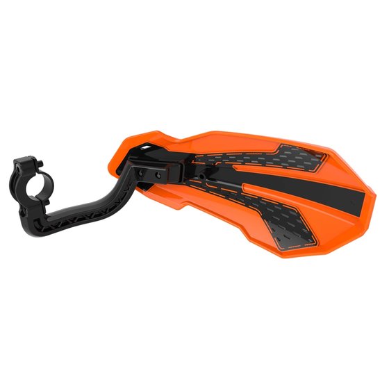 250 SX (2014 - 2022) mx flow handguards in orange/black | POLISPORT