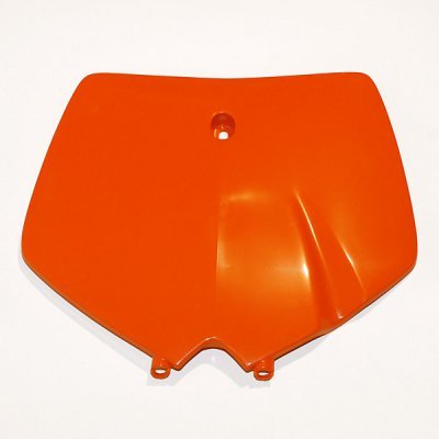 250 SX (1990 - 2006) orange front number plate for ktm 2/4-stroke | UFO