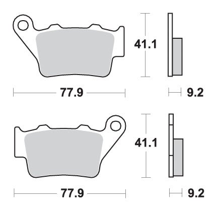 450 RALLY REPLICA (2011 - 2017) brakepads sintered offroad | SBS