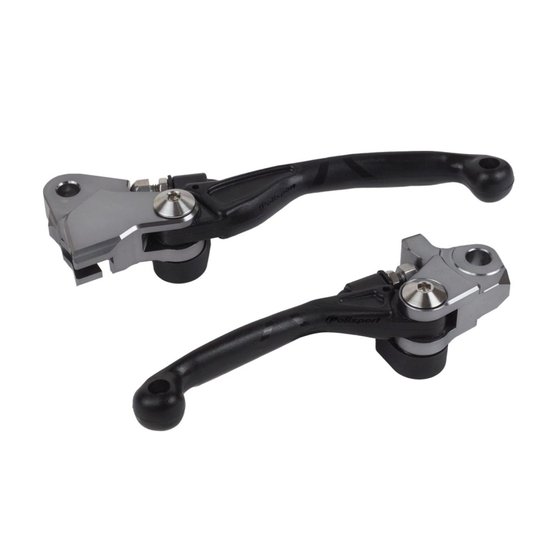 450 SX-F CAIROLI (2020 - 2020) pivot lever set for sxf 14- black | POLISPORT