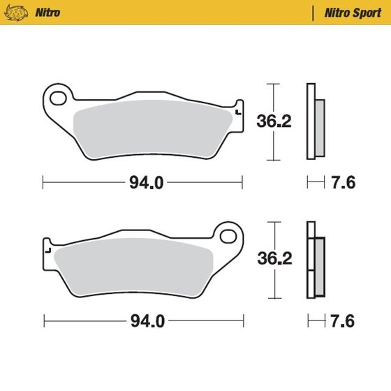 LC4 500 (1989 - 1991) nitro sport brake pad | MOTO-MASTER