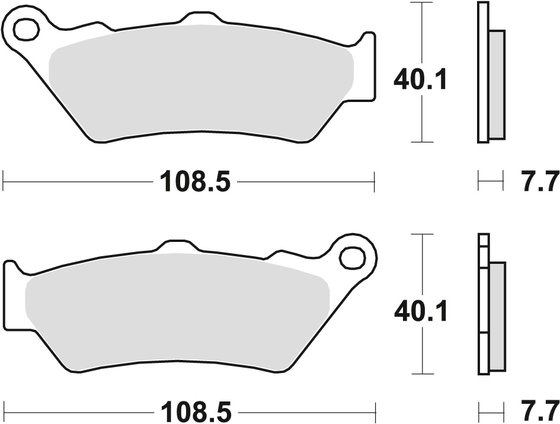 690 ENDURO R (2008 - 2013) sintered metal brake pads | TRW