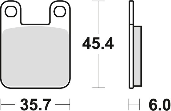 65 SX (2000 - 2001) allround organic standard brake pad | TRW