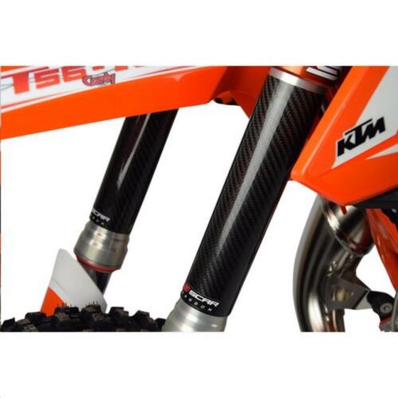 500 EXC-F (2017 - 2022) carbon lower fork wrap | SCAR