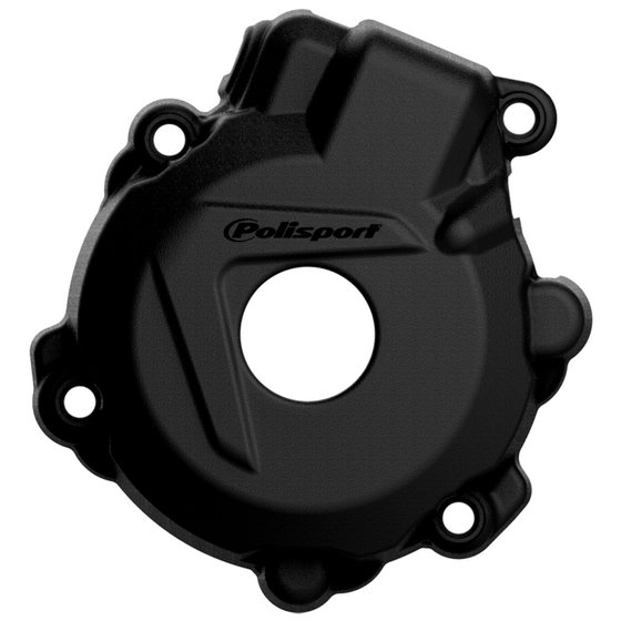 250 EXC (2014 - 2016) ignition cover protector black | POLISPORT