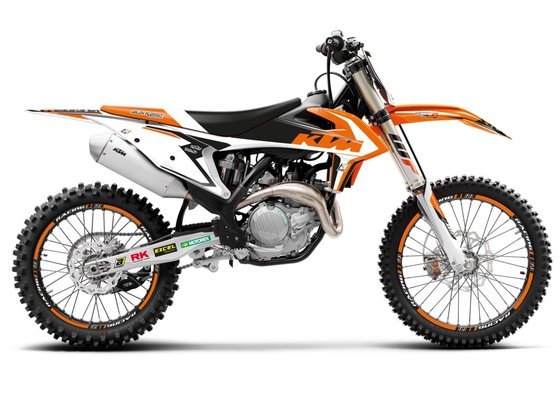 450 SX-F FACTORY EDITION (2019 - 2022) complete sticker set and seat cover | BLACKBIRD