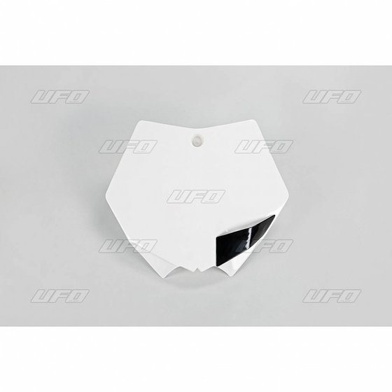 250 SX-F (2007 - 2012) ufo front number plate ktm125-525 sx/sxf 07-12 white | UFO