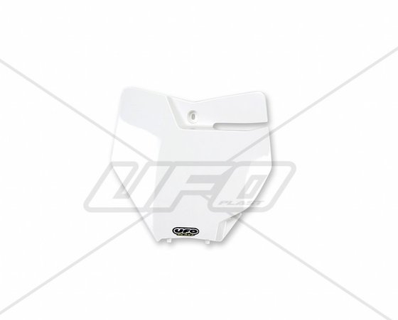 125 SX (2016 - 2018) front number plate - white | UFO