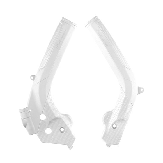 150 XC (2017 - 2019) frameguard for ktm and sxf 16-18 in white | POLISPORT