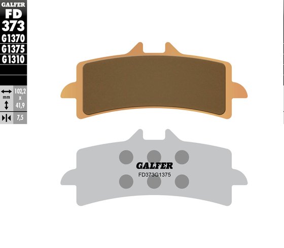 890 DUKE R (2020 - 2022) sport sinter brake pad | GALFER