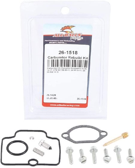 85 SX (2003 - 2022) carb. rebuild kit closed course racing only | All Balls