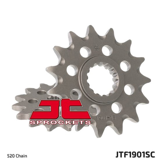 505 XC-F (2008 - 2009) lightweight self-cleaning front sprocket | JT Sprockets