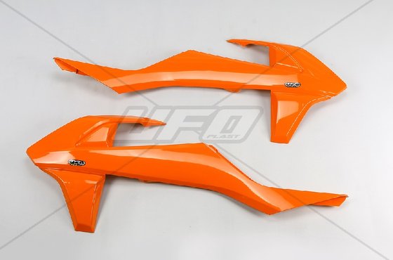 300 EXC (2017 - 2018) radiator covers for ktm sx/sx-f/exc orange | UFO