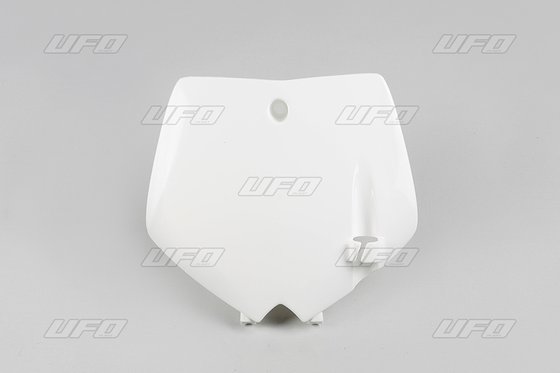 65 SX (2002 - 2008) front number plate - white | UFO