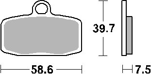 FREERIDE E-XC/SM/SX (2015 - 2023) brakepads racing sintered | SBS