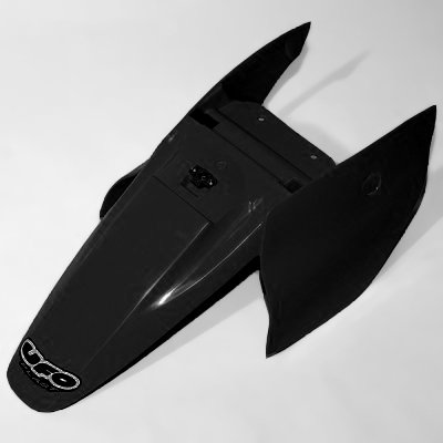 65 SX (2002 - 2008) black rear fender with side panels for ktm 65sx | UFO