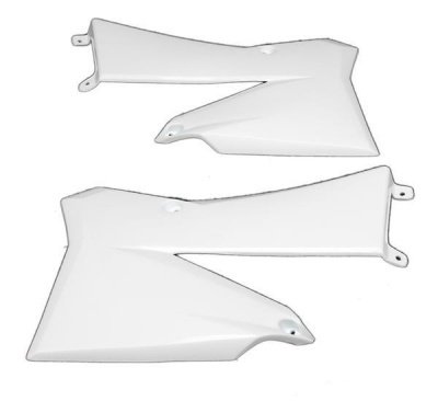 85 SX (2006 - 2012) white radiator covers for ktm 85sx | UFO