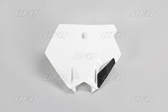 85 SX (2004 - 2012) front number plate for ktm 85sx in white | UFO