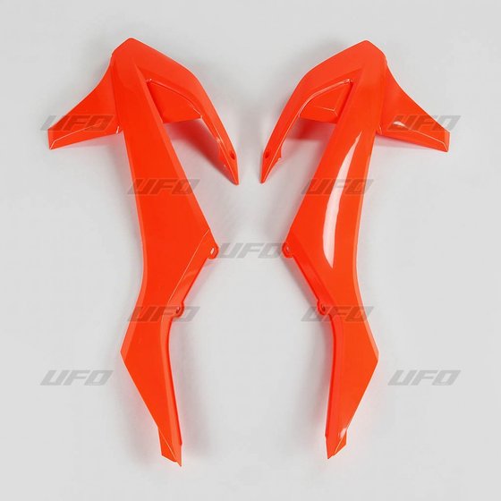 300 EXC (2017 - 2018) fluo orange radiator covers for ktm sx/sx-f/exc | UFO