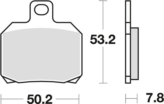 1190 RC8 R (2009 - 2015) allround organic standard brake pad | TRW