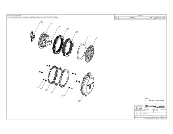 350 SX-F (2019 - 2022) rekluse radiuscx clutch (dds) - husqvarna/ktm | REKLUSE