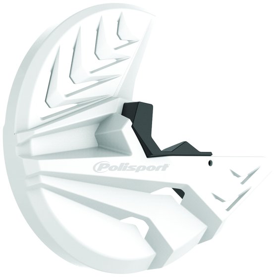 450 XC-F (2010 - 2022) white disc and fork protection for ktm/hva | POLISPORT