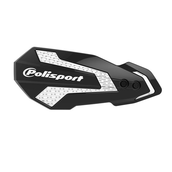 150 SX (2014 - 2022) mx flow handguards in black/white | POLISPORT