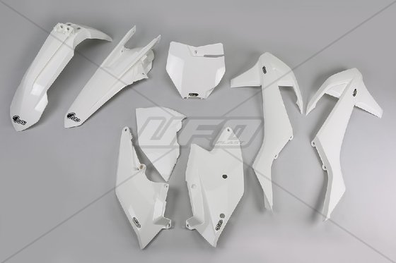 125 SX (2016 - 2018) complete white body kit for ktm sx/sx-f 16-18 | UFO