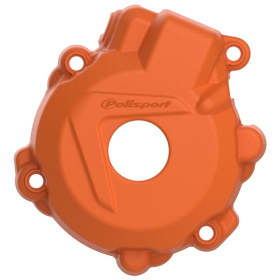 350 EXC F (2014 - 2016) ignition cover protector orange | POLISPORT