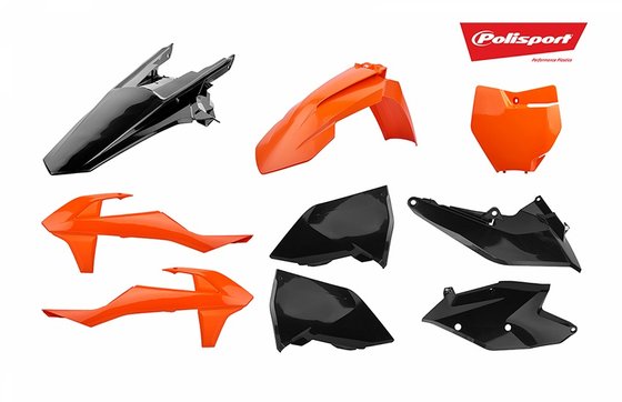 250 XC-F (2016 - 2017) orange and black body kit for ktm 16-18 | POLISPORT