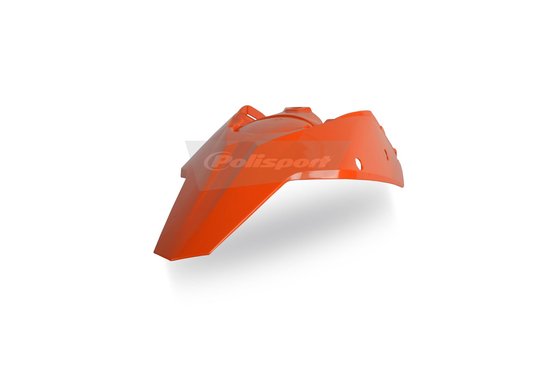 450 XC-F (2007 - 2017) rear orange fender with side panels | POLISPORT