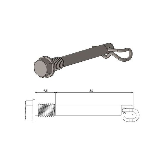 85 SX (2012 - 2019) brake pad pin replacement | MOTO-MASTER